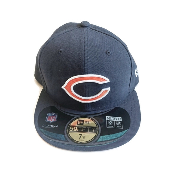New Era Other - 59Fifty New Era NFL Chicago Bears Fitted Hat Cap On Field Headwear Size 7 1/8